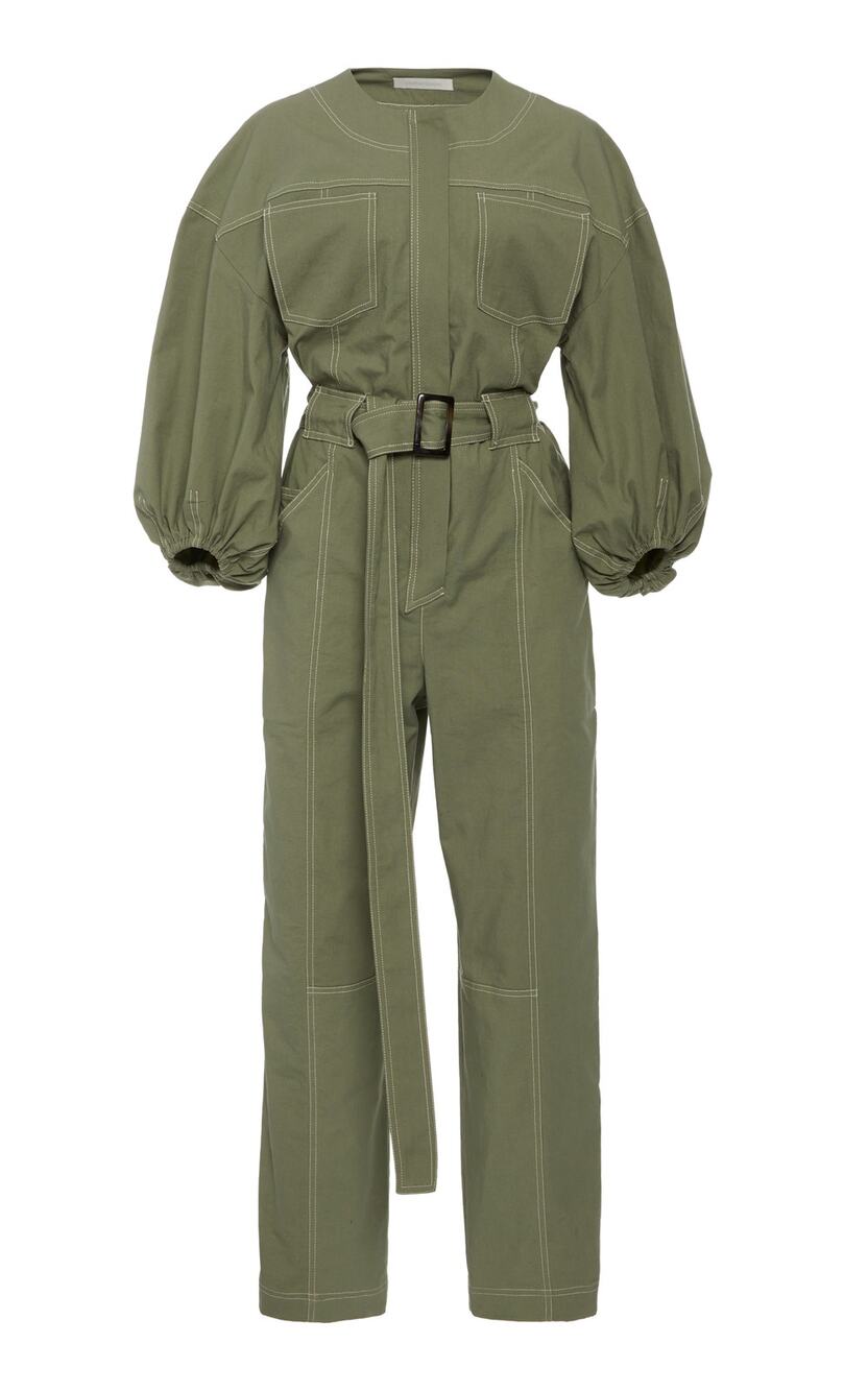 Simkhai Belted Green Annika Jumpsuit Size 2